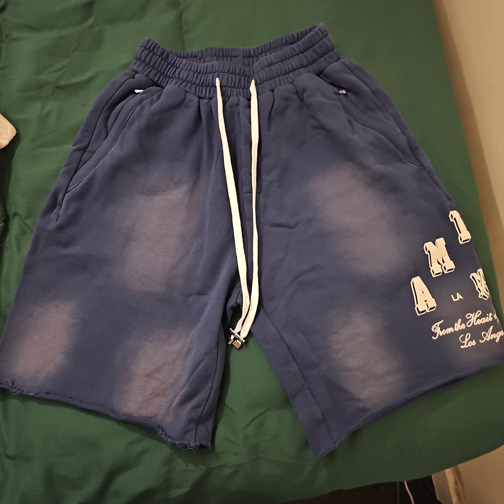 AMIRI Blue Athletic Men's Shorts